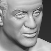 Sylvester Stallone Rocky Balboa bust 3D printing ready - Thumbnail 19