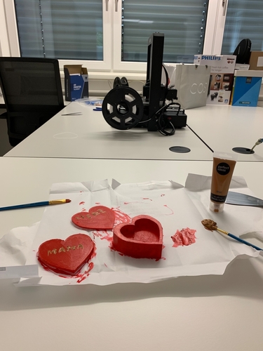 Heart box with love for mother day 3D Print 311544