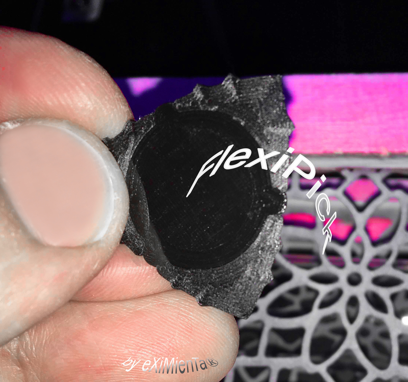 FlexiPick púa de guitarra electrica 3D Flexible