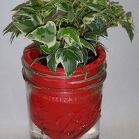 Small Mason Jar Self-Watering Planter 3D Printing 31228