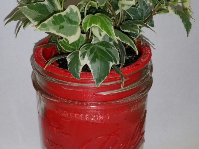 Mason Jar Planter 3D Print 31233