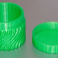 Small Swirl Jar 3D Printing 31259