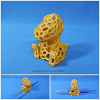 Small T-rex Voronoi Style 3D Printing 31341
