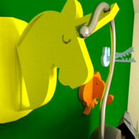 Unicorn coat hook - Thumbnail 2