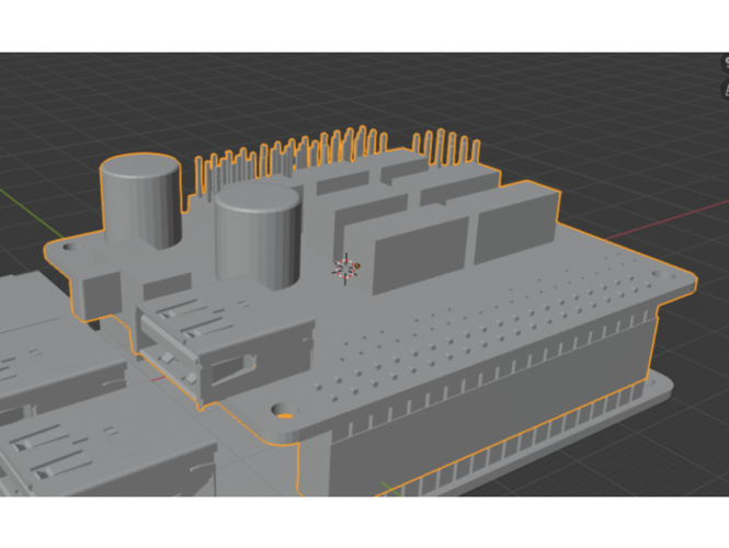 Adeept Motor HAT v2.0 3D Print 313702