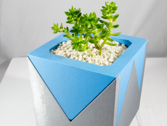 Modern V Planter 3D Print 313794