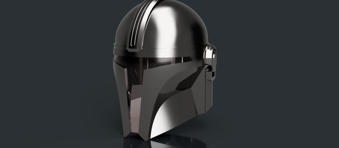 3D Printed V3 Mandalorian helmet Star Wars by Miguel Mk VII | Pinshape