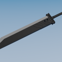 Small Buster Sword - Cloud FF7 Remake 3D Printing 313839