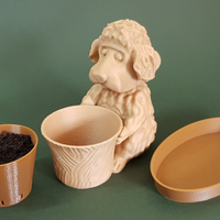 Dog The Gardener Toy/Pot/Planter - Thumbnail 2