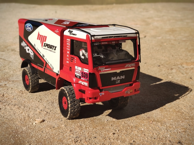 RC Truck MAN 1:12 Dakar 3D Print 313883