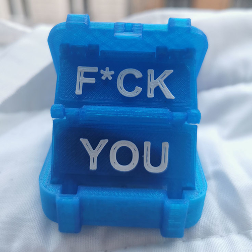 Surprise Message Box 3D Print 313933