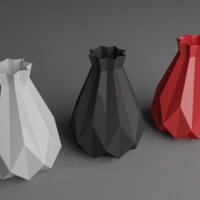 Small Flower Vase 3D printable model Decoration Print 3D print model 3D Printing 313938