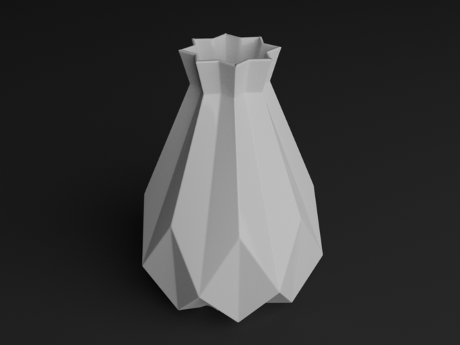 Flower Vase 3D printable model Decoration Print 3D print model 3D Print 313939