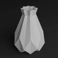 Flower Vase 3D printable model Decoration Print 3D print model - Thumbnail 2