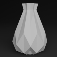 Flower Vase 3D printable model Decoration Print 3D print model - Thumbnail 4