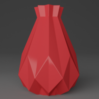 Flower Vase 3D printable model Decoration Print 3D print model - Thumbnail 8