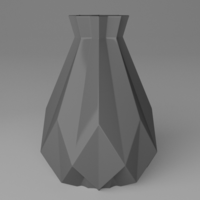 Flower Vase 3D printable model Decoration Print 3D print model - Thumbnail 9