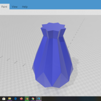 Flower Vase 3D printable model Decoration Print 3D print model - Thumbnail 15