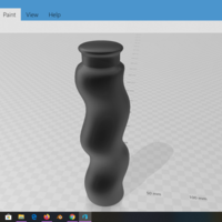 Flower Vase 3D print decoration House decorative 3D print model - Thumbnail 12