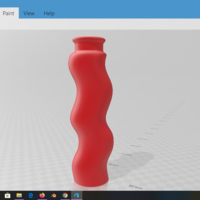 Flower Vase 3D print decoration House decorative 3D print model - Thumbnail 14