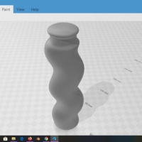 Flower Vase 3D print decoration House decorative 3D print model - Thumbnail 16