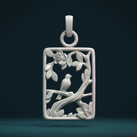 Bird Pendant - Thumbnail 1