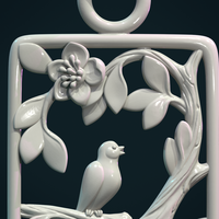 Bird Pendant - Thumbnail 2