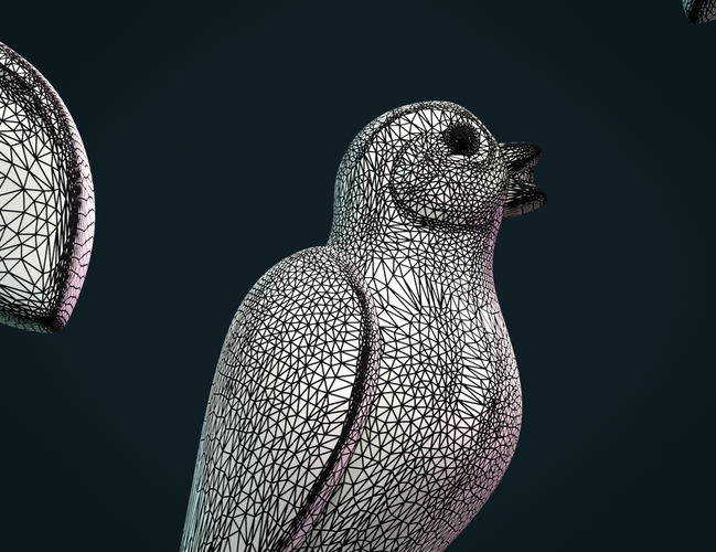 Bird Pendant 3D Print 314027