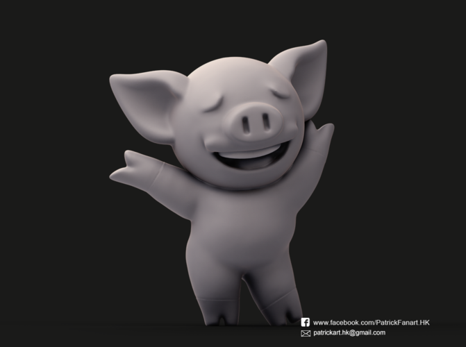 LIHKG Pig(LIHKG) 3D Print 314128