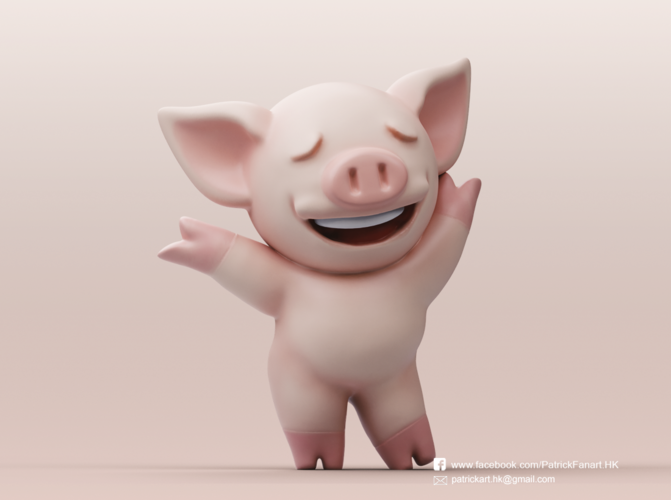 LIHKG Pig(LIHKG) 3D Print 314129