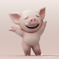 Small LIHKG Pig(LIHKG) 3D Printing 314129