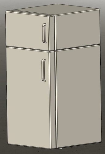 Refrigerator 150mm Tall x 70mm Wide x 80mm Deep