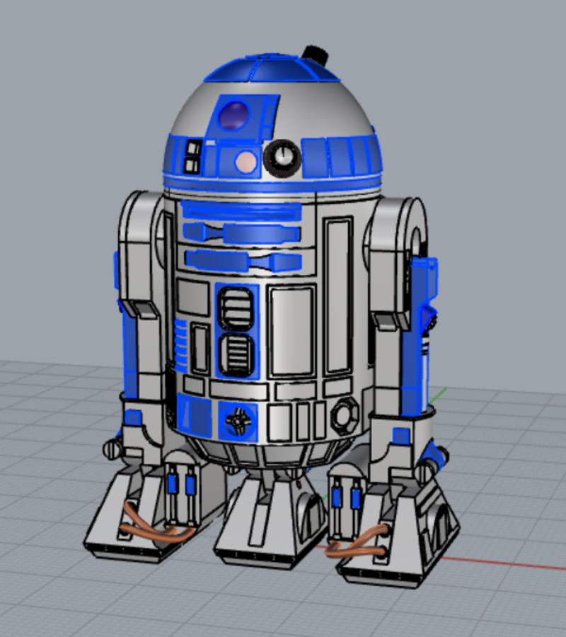 R2-D2 - Pinshape