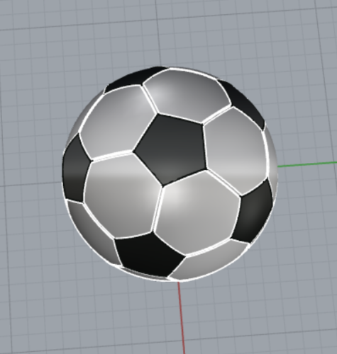 pallone da calcio 3D Print 314181