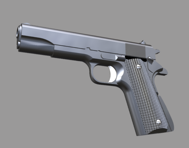 pistola colt 3D Print 314194