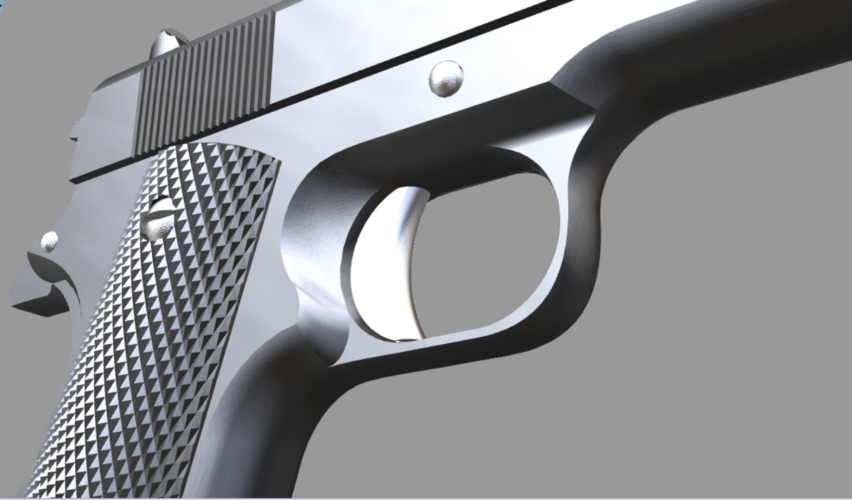 pistola colt 3D Print 314196