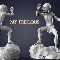 Gollum - stl - Thumbnail 3