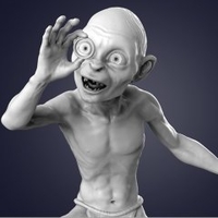 Gollum - stl - Thumbnail 4