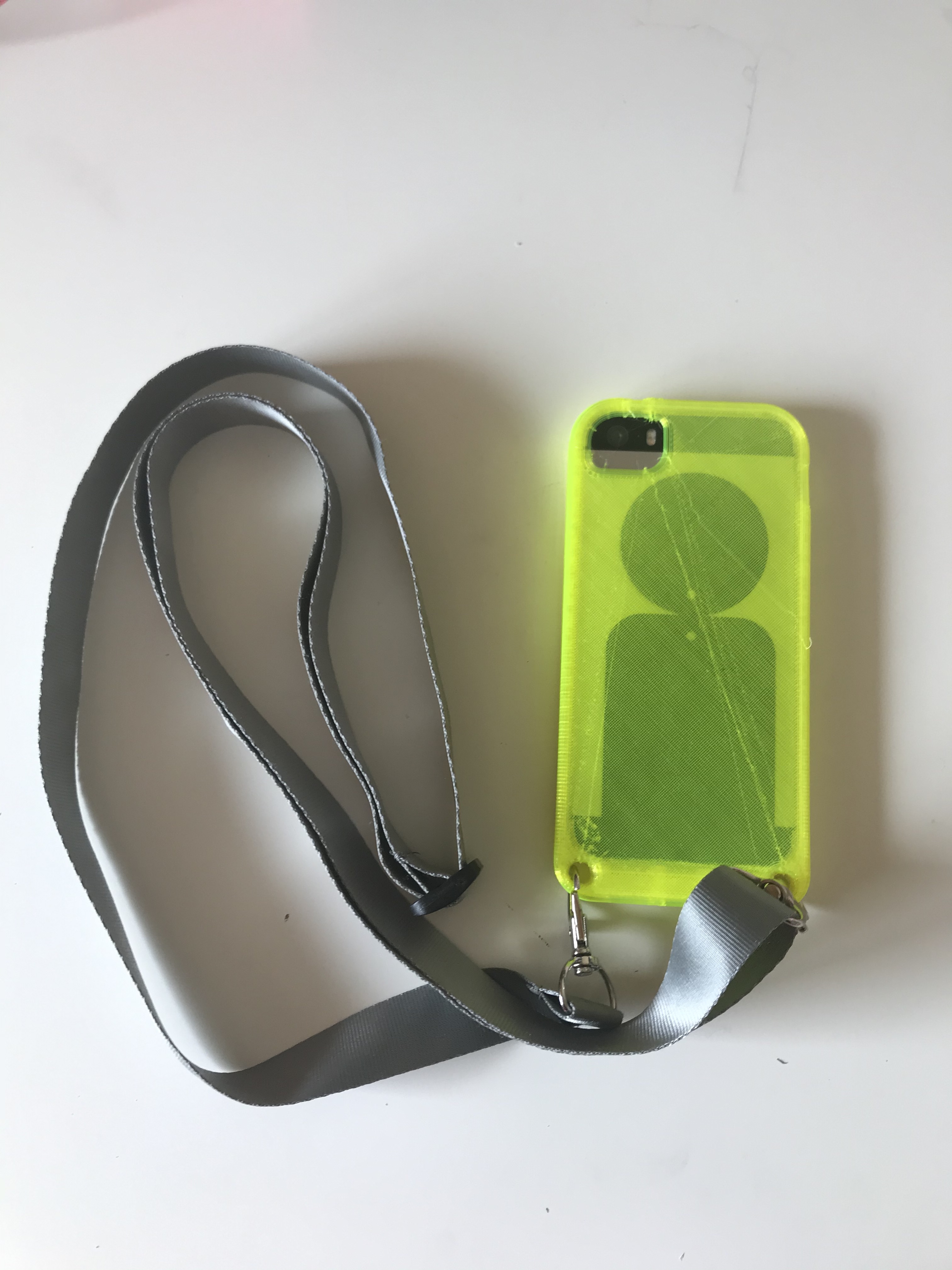 iPhone SE (2018) Case with Lanyard Compatibility 3D Print 314491