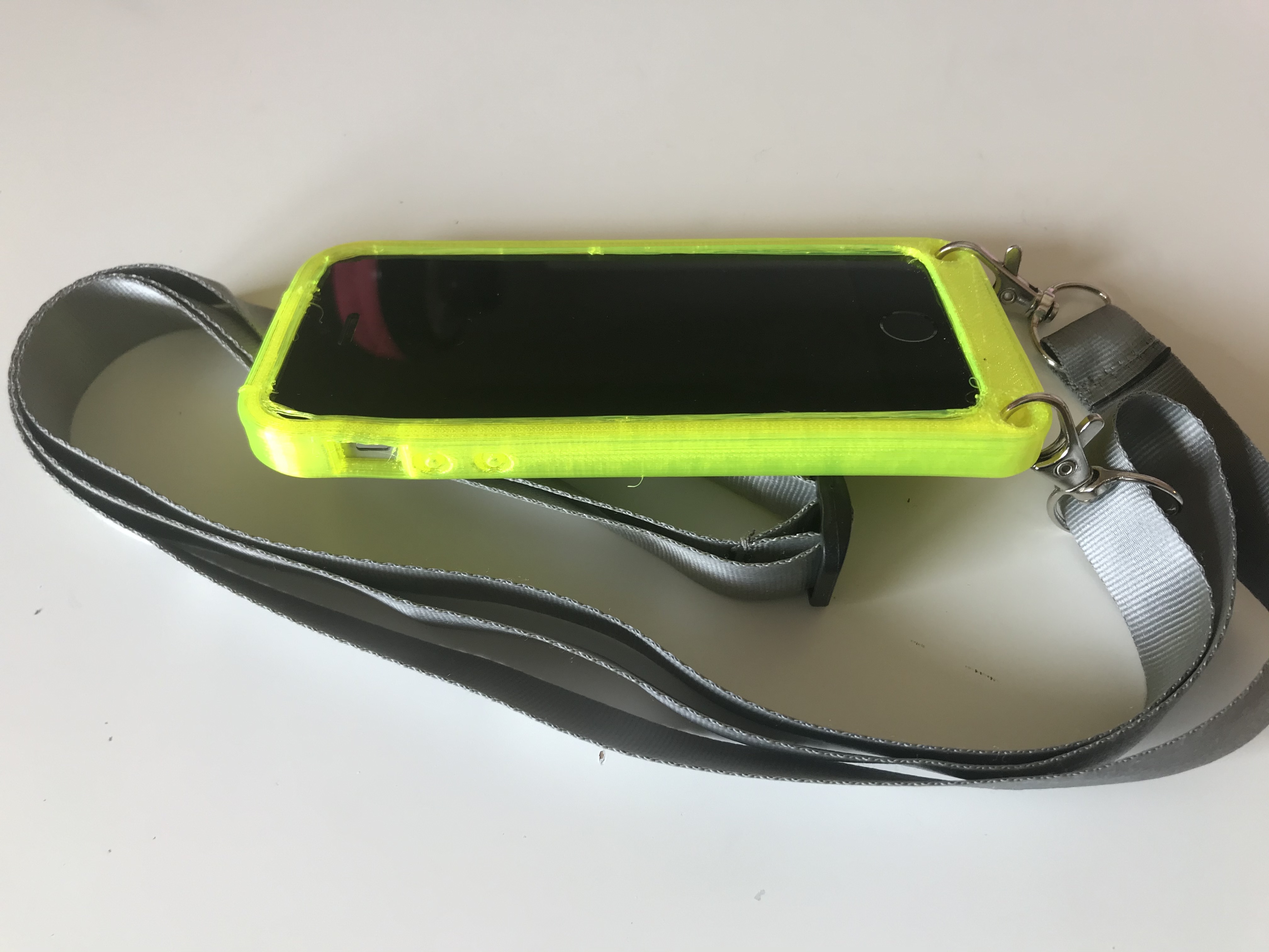 iPhone SE (2018) Case with Lanyard Compatibility 3D Print 314492