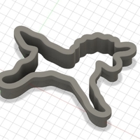 Small Unicorn Cookie Cutter 3D Printing 314495