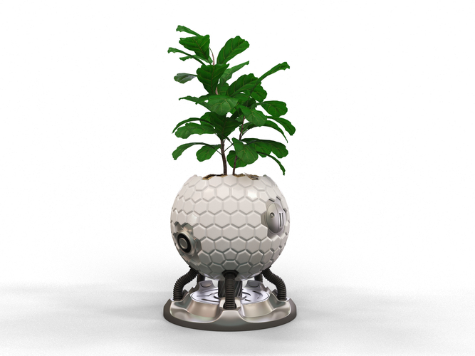 Sci-fi pot  3D Print 314514