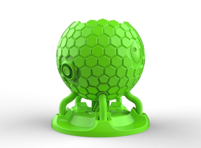 Sci-fi pot  3D Print 314517