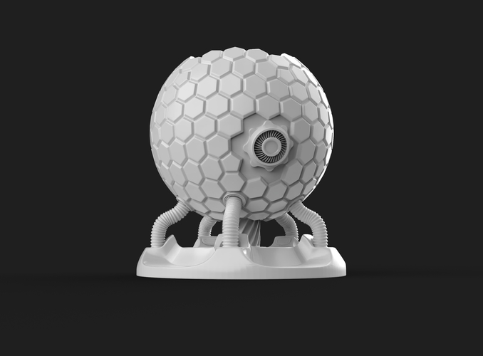 Sci-fi pot  3D Print 314524