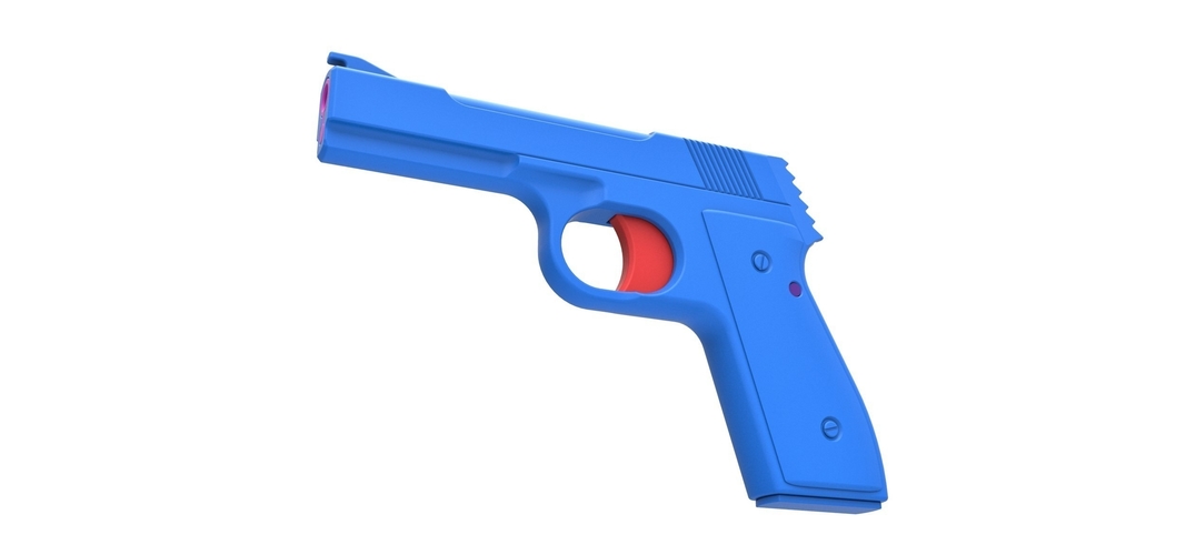 Five-shot toy pistol for rubber bands 3D Print 314533