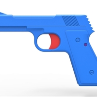 Five-shot toy pistol for rubber bands - Thumbnail 5