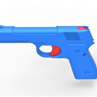 Five-shot toy pistol for rubber bands - Thumbnail 6