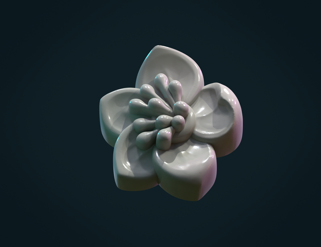 Apple flower 3D Print 314565