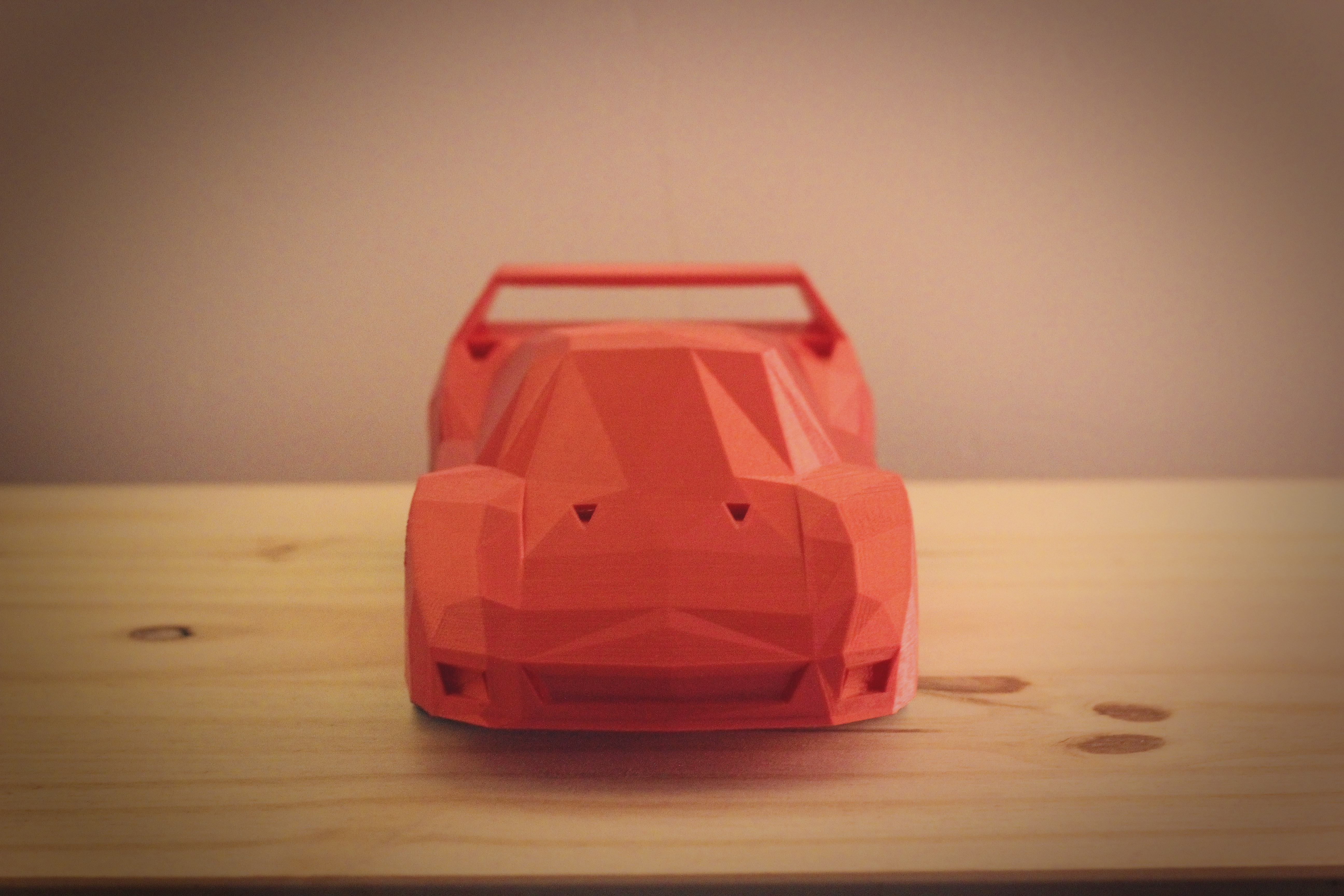 Low Poly Ferrari F40 3D Print 314614
