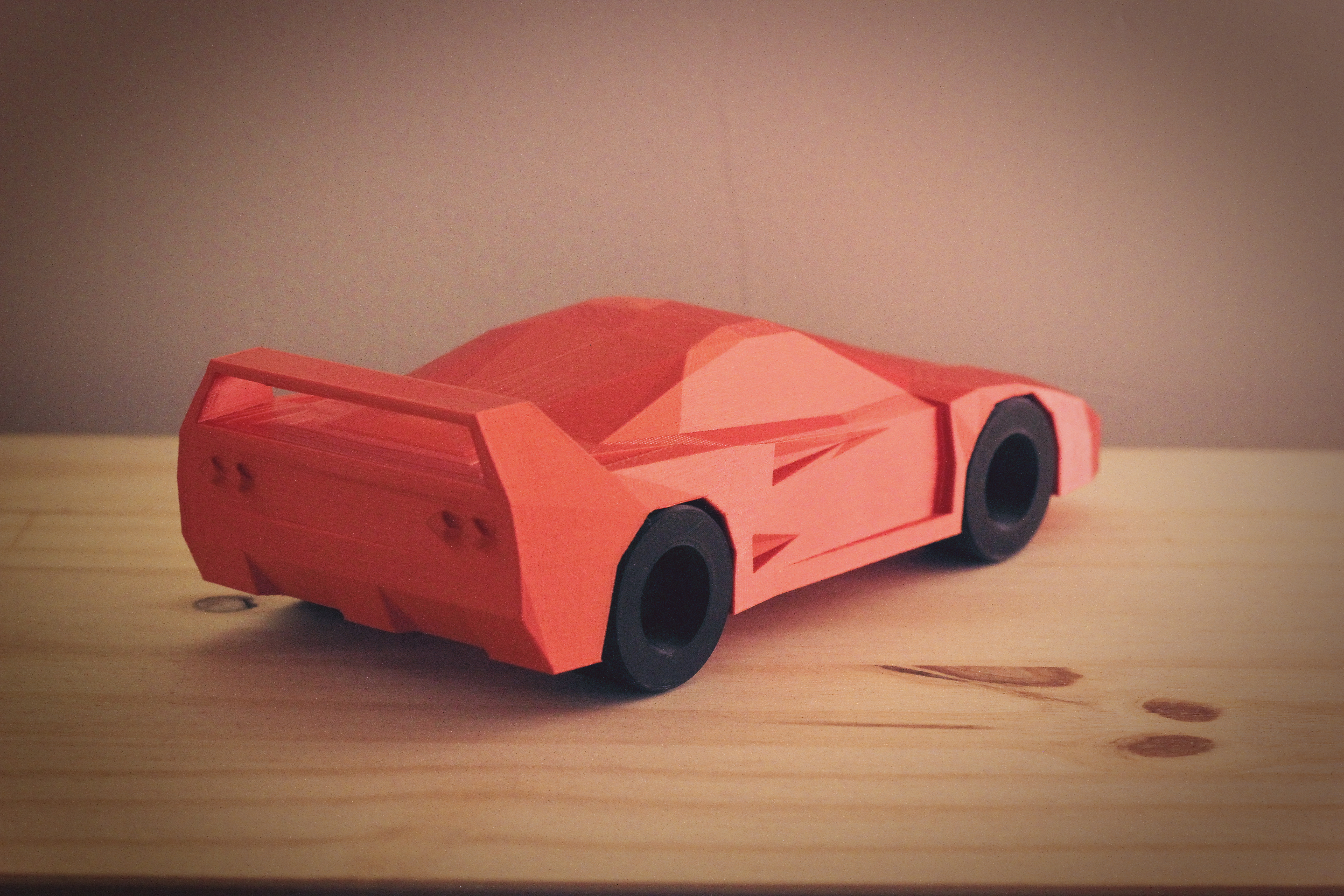 Low Poly Ferrari F40 3D Print 314617